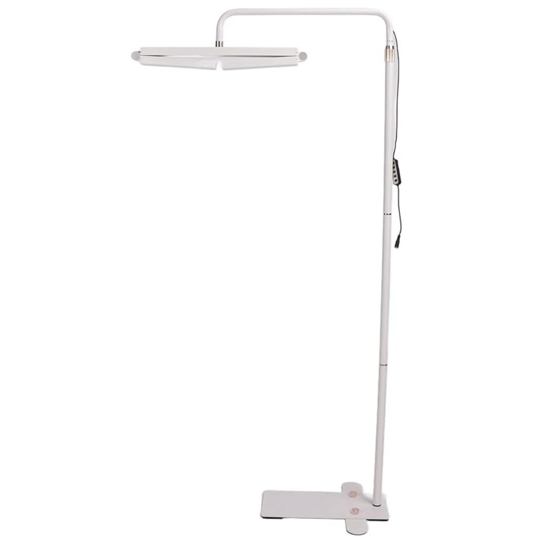 Lampe Extension De Cils Demi-Lune CGBE – Support Téléphone – Roulettes & Hauteur Réglable – 3 Couleurs & 10 Luminosités